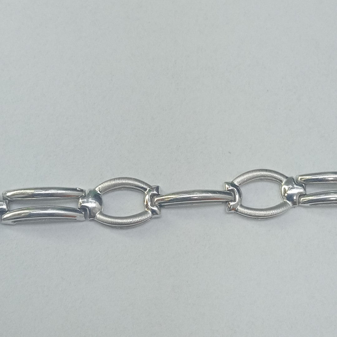 PULSERA ORO, ORO BLANCO 14 K 5.4 GRMS (SEMINUEVO)