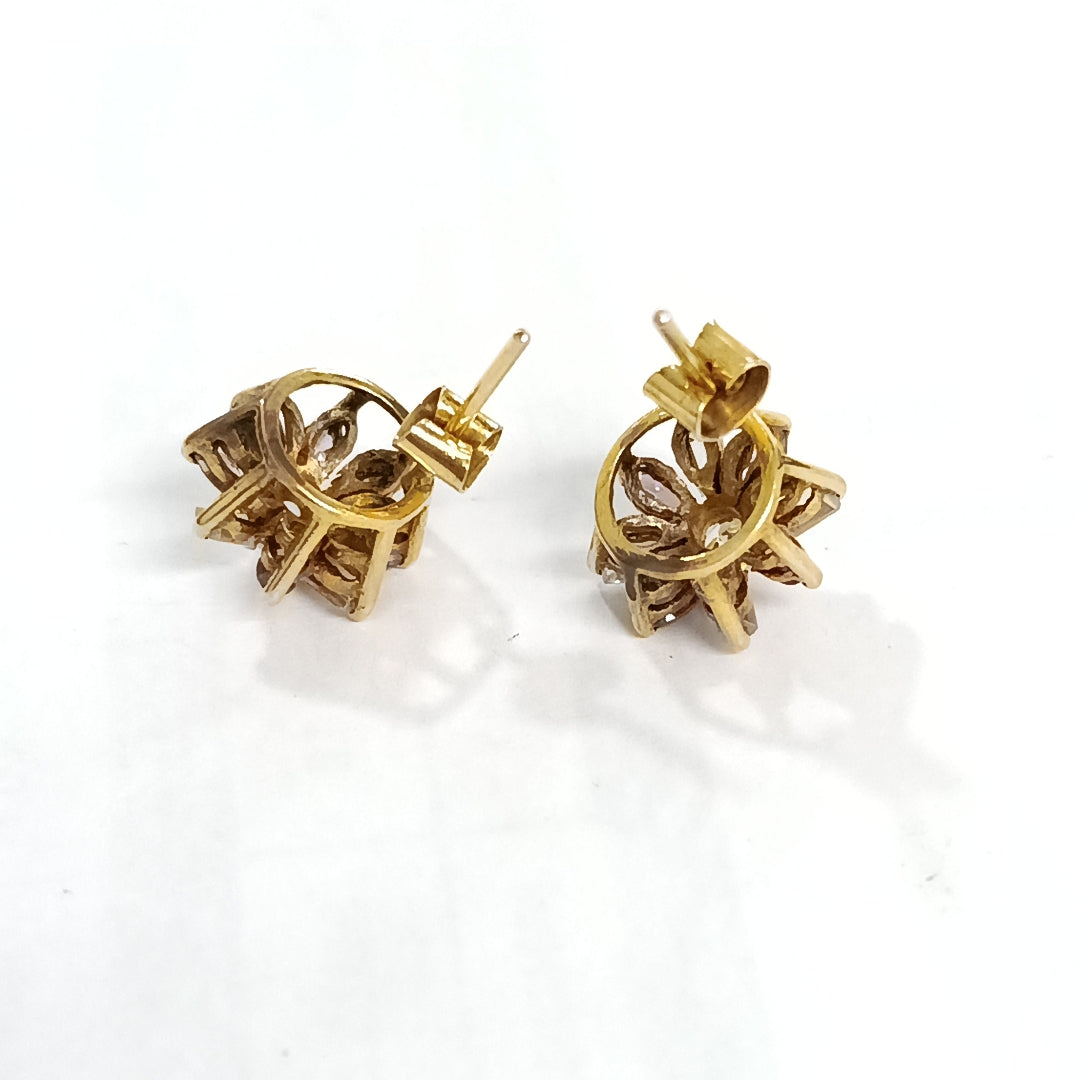 ARETES PAR ORO 14 K 3.7 GRMS (SEMINUEVO)