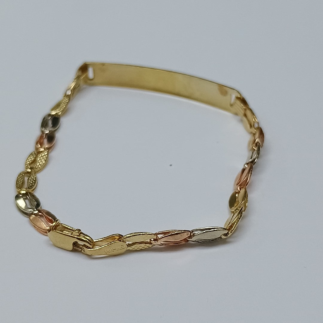 ESCLAVA ORO 14 K 3.1 GRMS (SEMINUEVO)