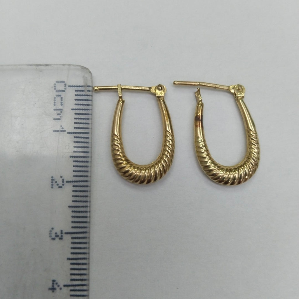 ARRACADAS PAR ORO 14 K 2,20 GRMS (SEMINUEVO)