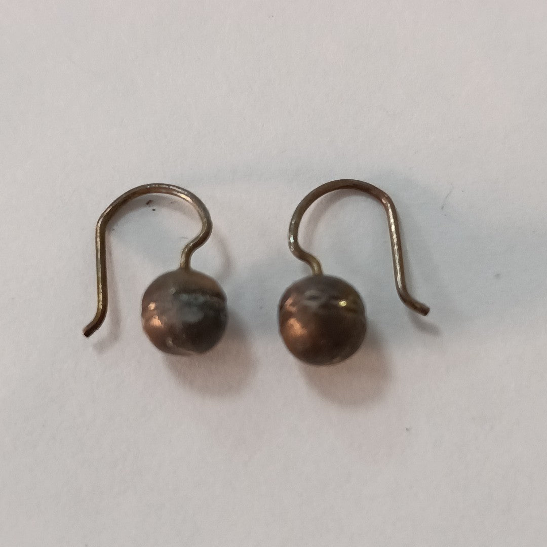 ARETES PAR ORO 8 K 0.7 GRMS (SEMINUEVO)