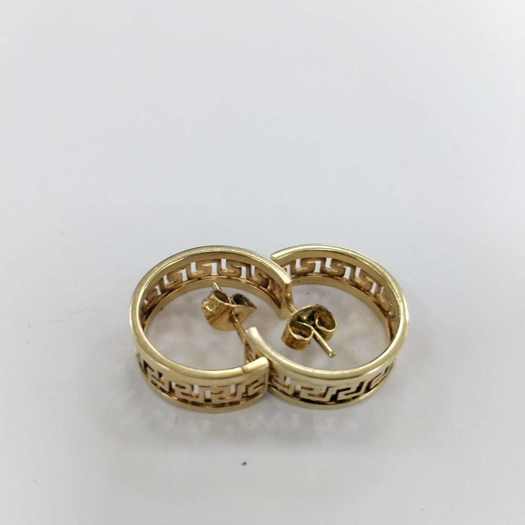 ARRACADAS PAR ORO 14 K 5,90 GRMS (SEMINUEVO)