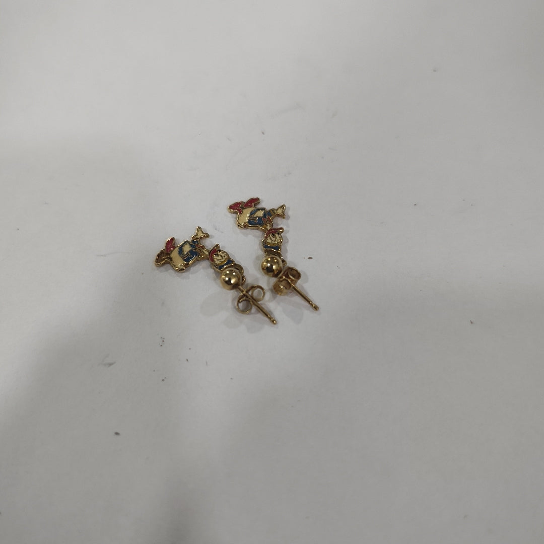 BROQUELES PAR ORO 10 K 2,90 GRMS (SEMINUEVO)