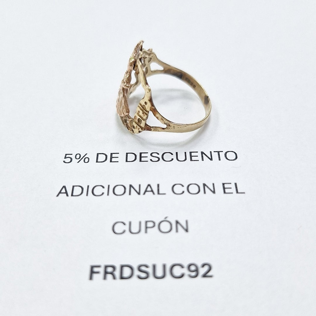 ANILLITO ORO COMBINADO 10 K 2.2 GRMS (SEMINUEVO)