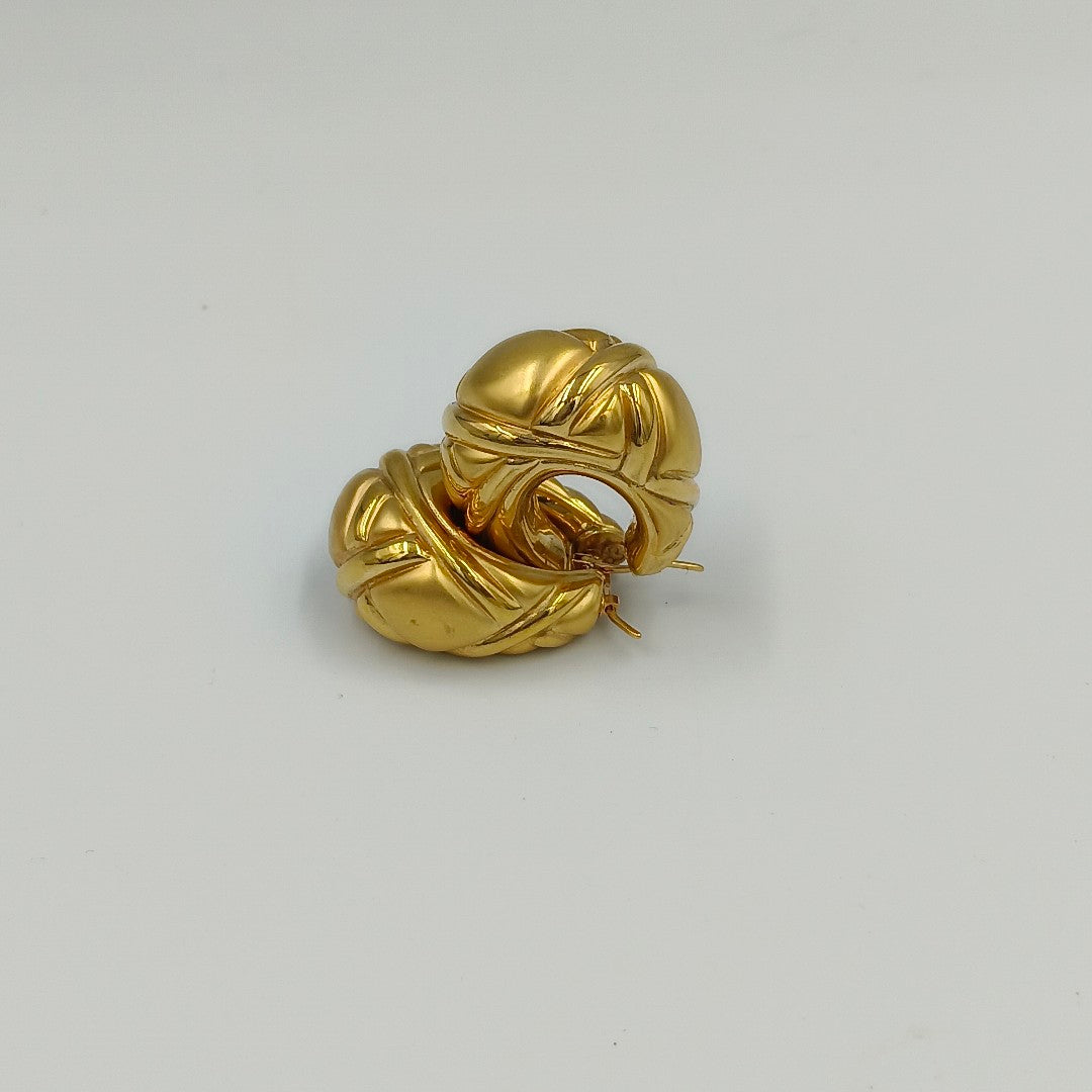 ARRACADAS PAR ORO 18 K 9.2 GRMS (SEMINUEVO)