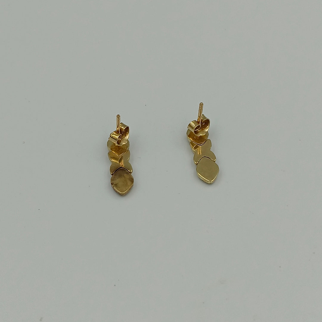 BROQUELES PAR ORO 10 K 1,90 GRMS (SEMINUEVO)