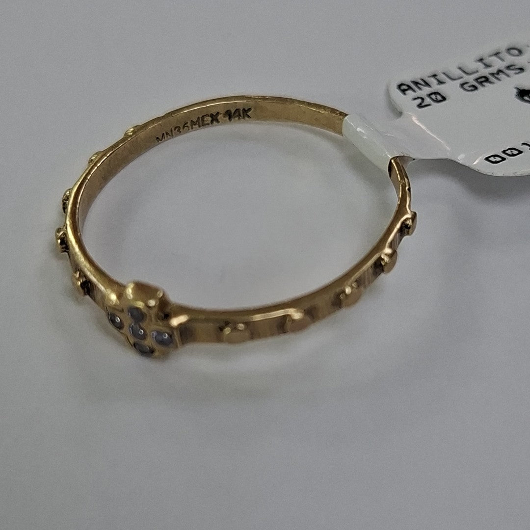 ANILLITO ORO 14 K 1,20 GRMS (SEMINUEVO)