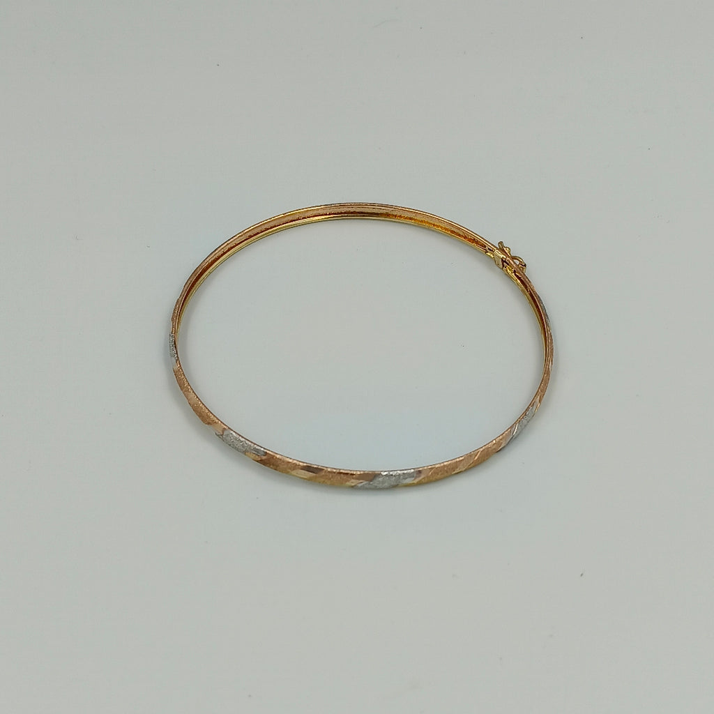PULSERA RIGIDA ORO 14 K 4.7 GRMS (SEMINUEVO)
