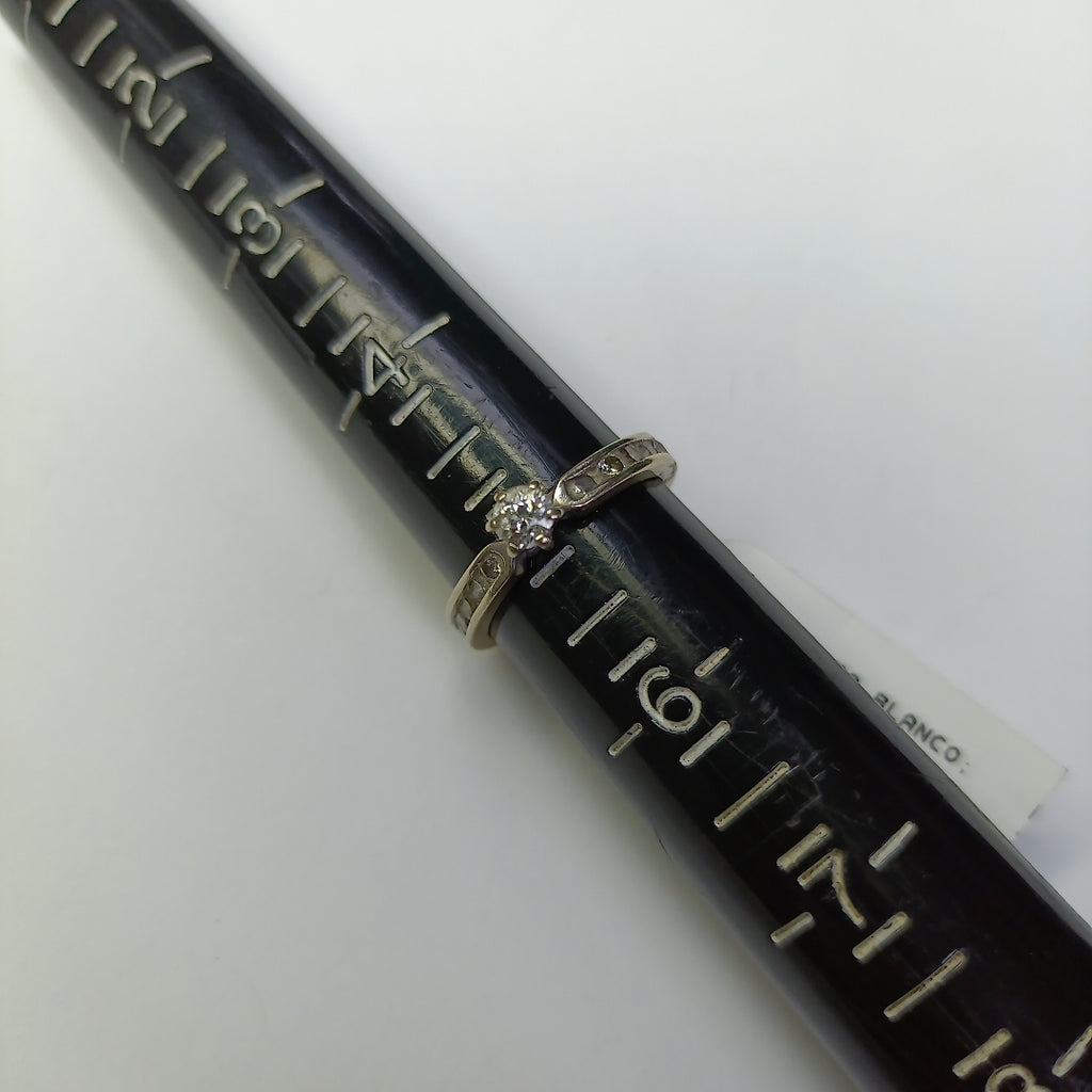 ANILLITO ORO BLANCO 14 K 2,60 GRMS (SEMINUEVO)