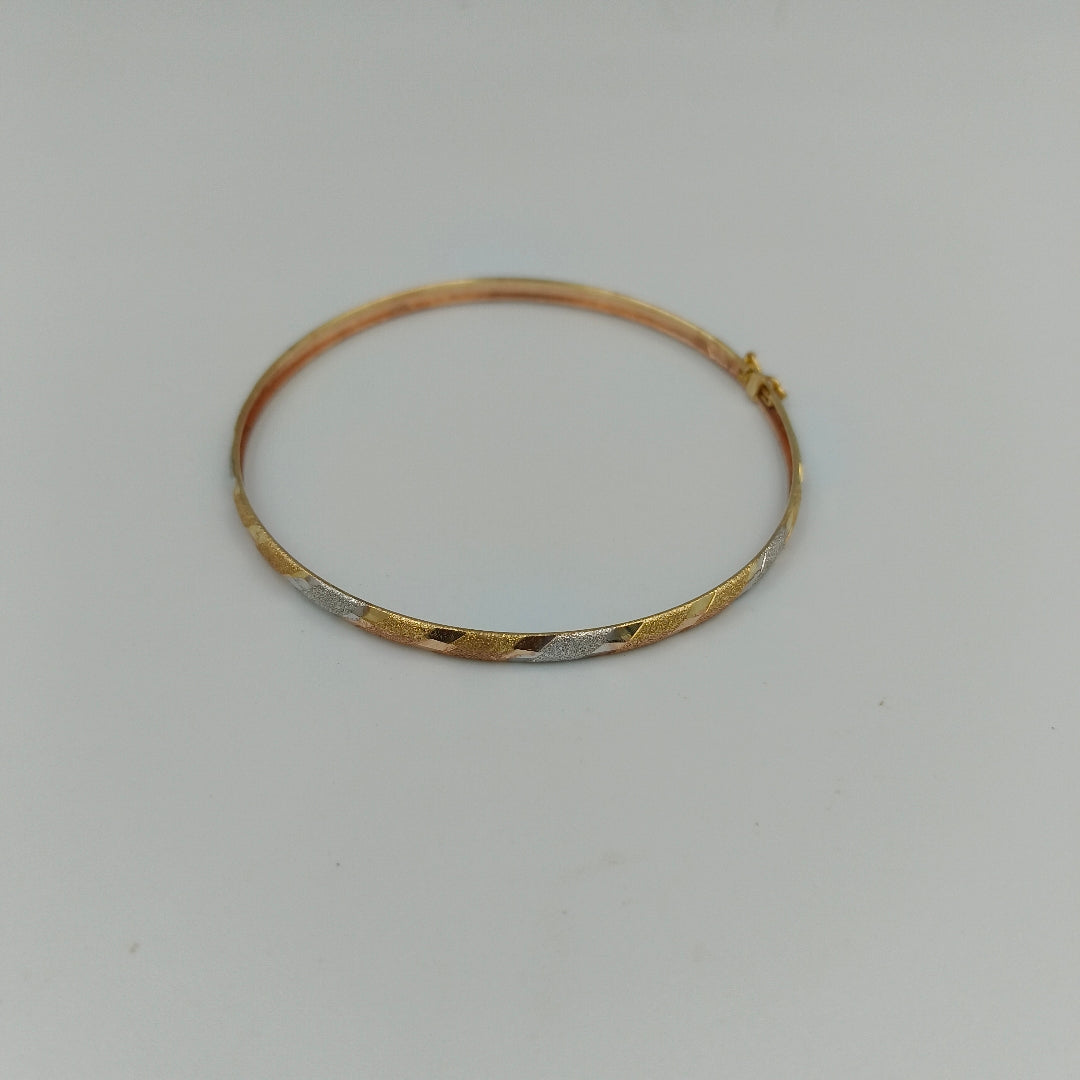 PULSERA RIGIDA ORO 14 K 4.7 GRMS (SEMINUEVO)