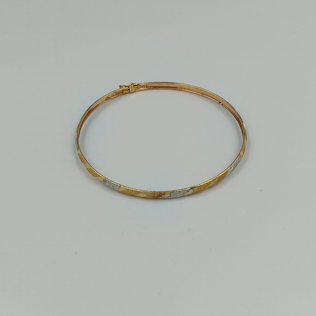PULSERA RIGIDA ORO 14 K 4.7 GRMS (SEMINUEVO)