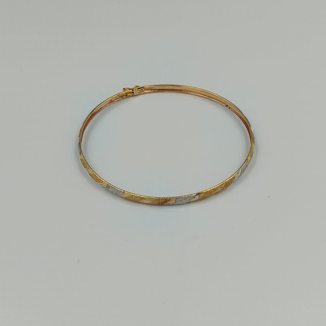 PULSERA RIGIDA ORO 14 K 4.7 GRMS (SEMINUEVO)