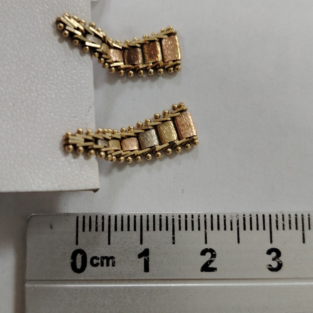 ARETES PAR ORO 14 K 2.8 GRMS (SEMINUEVO)