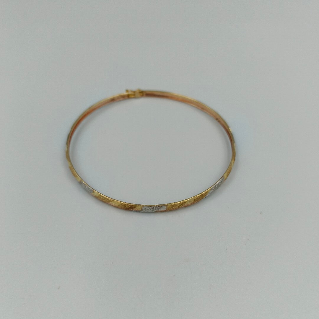 PULSERA RIGIDA ORO 14 K 4.7 GRMS (SEMINUEVO)