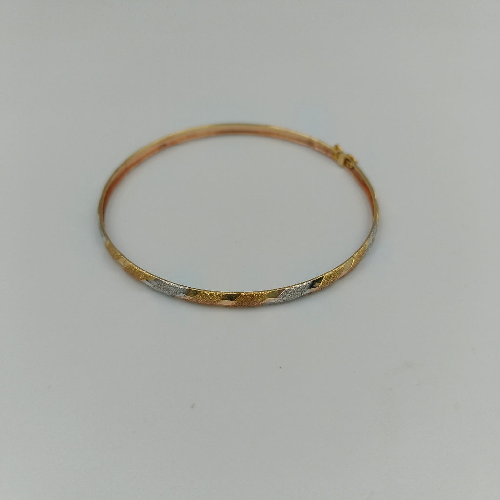 PULSERA RIGIDA ORO 14 K 4.7 GRMS (SEMINUEVO)