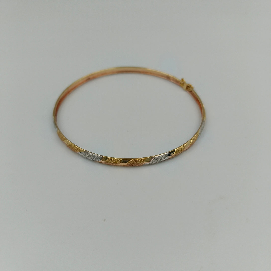 PULSERA RIGIDA ORO 14 K 4.7 GRMS (SEMINUEVO)