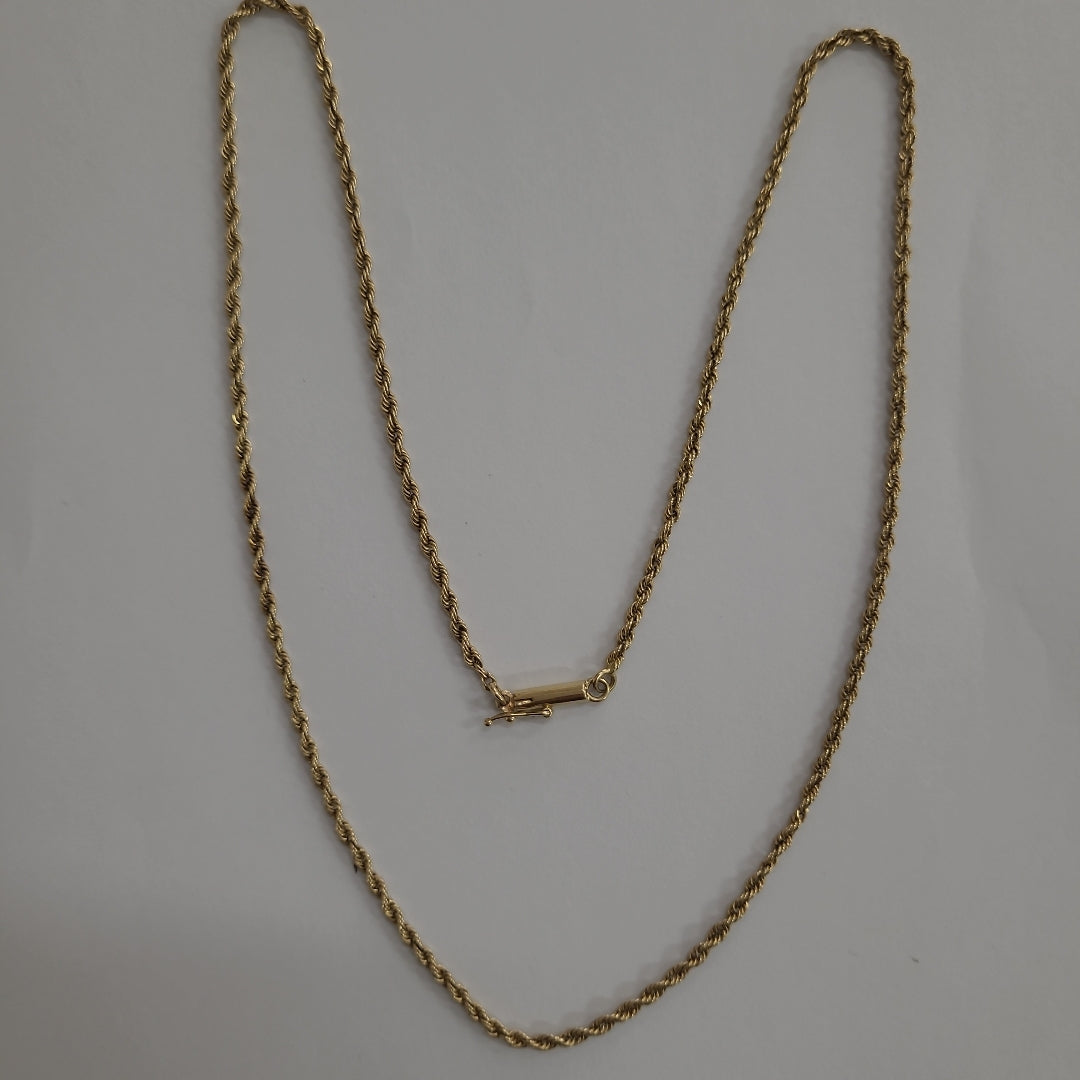 CADENA ORO 14 K 7.5 GRMS (SEMINUEVO)