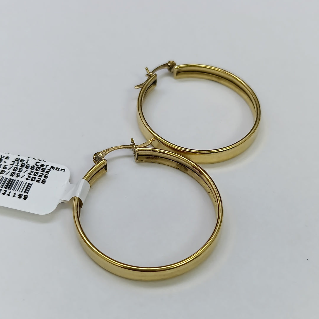 ARRACADAS PAR ORO 8 K 4,50 GRMS (SEMINUEVO)