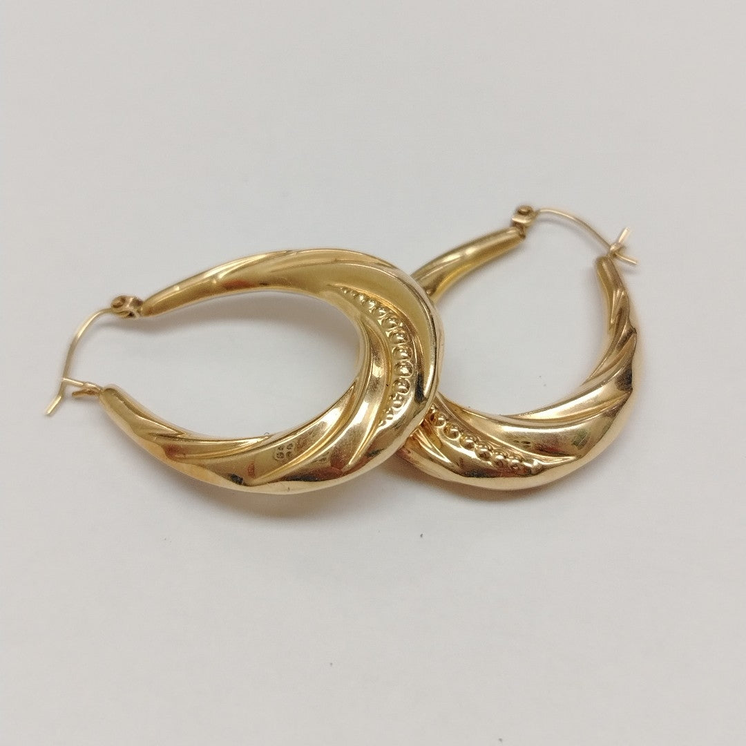 ARRACADAS PAR ORO 14 K 4,20 GRMS (SEMINUEVO)