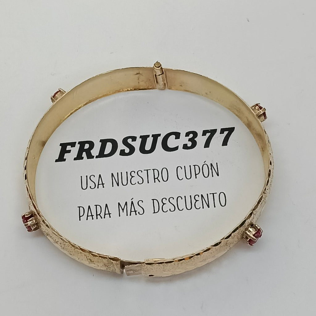 PULSERA RIGIDA ORO 10 K 12.8 GRMS (SEMINUEVO)