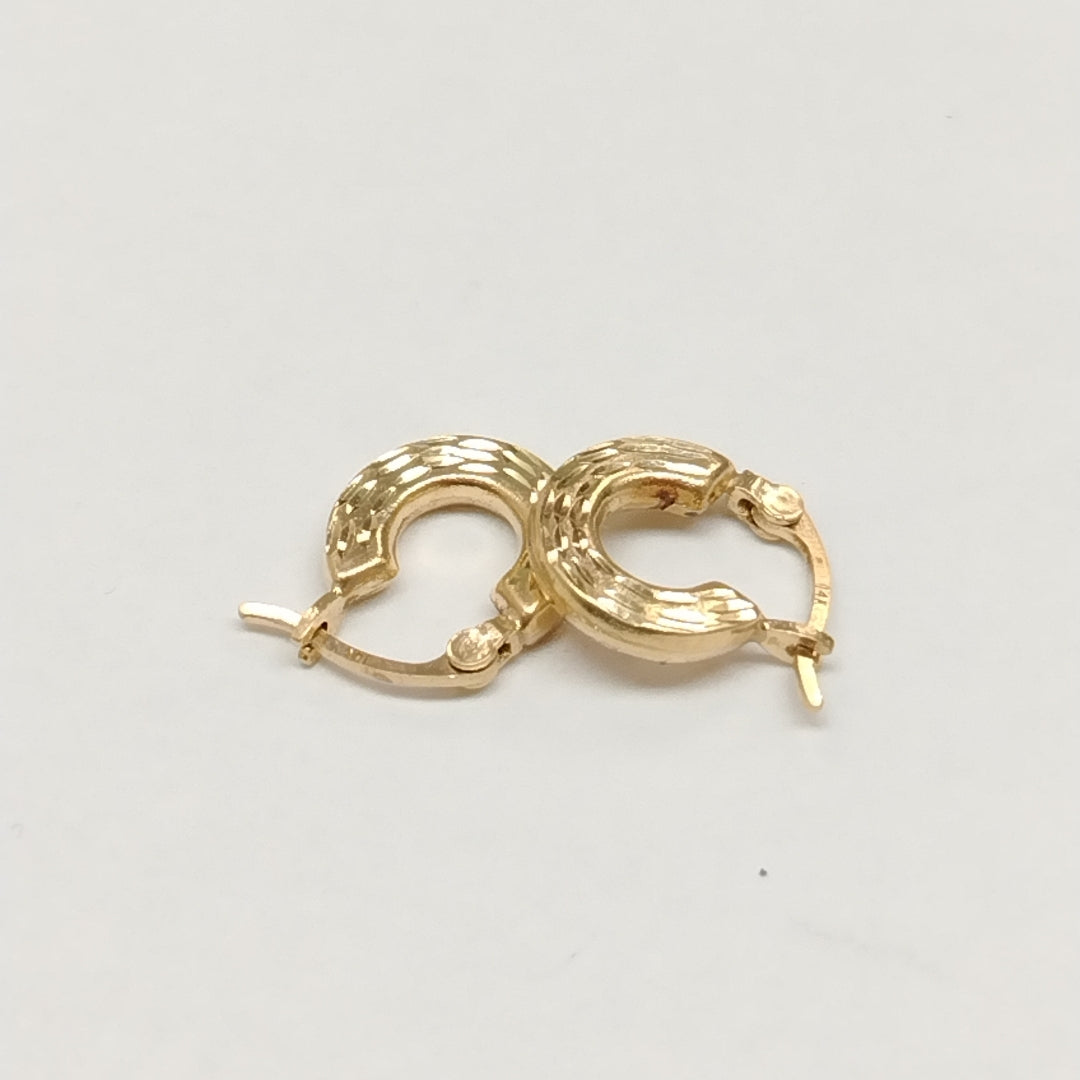 ARRACADAS PAR ORO 14 K 1 GRMS (SEMINUEVO)