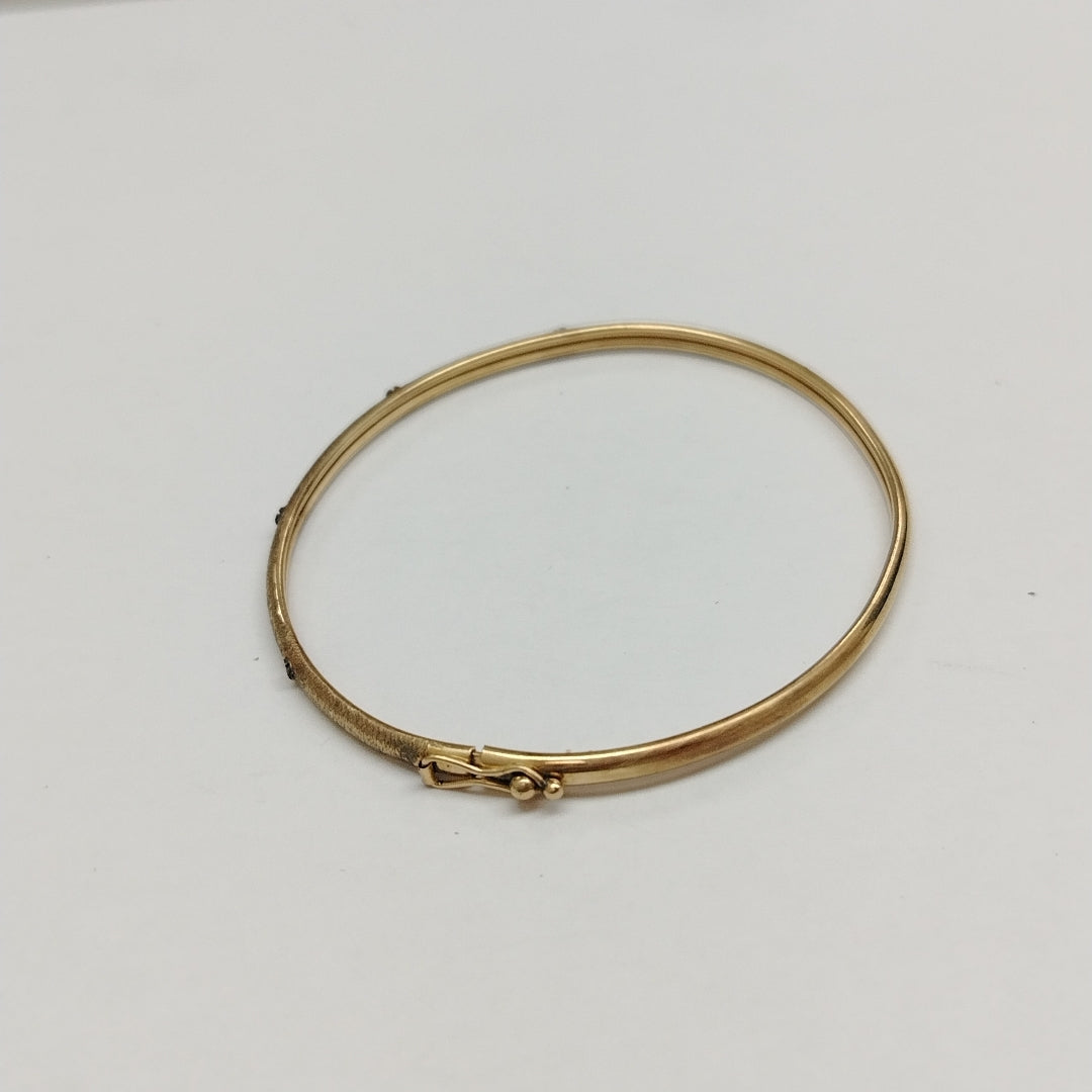 PULSERA RIGIDA ORO 10 K 3.9 GRMS (SEMINUEVO)