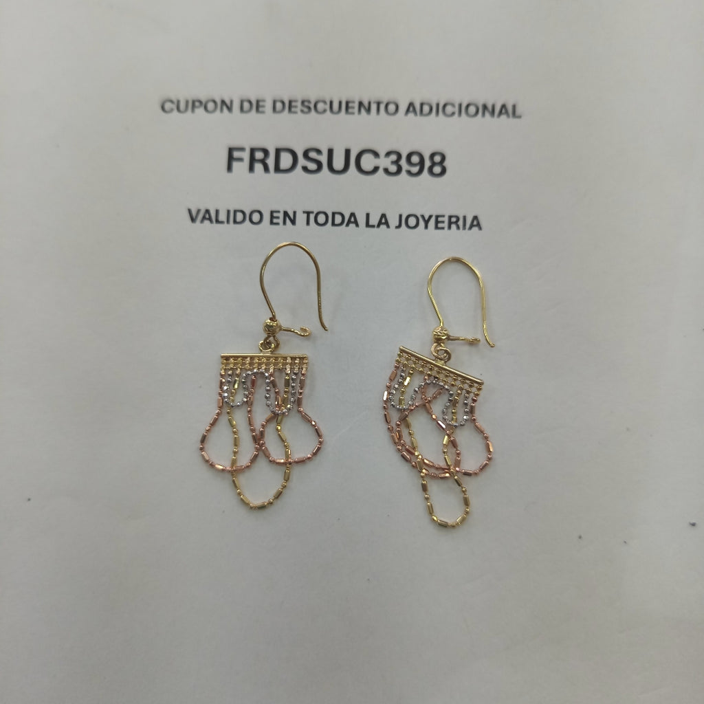 ARETES PAR ORO 10 K 2,00 GRMS (SEMINUEVO)
