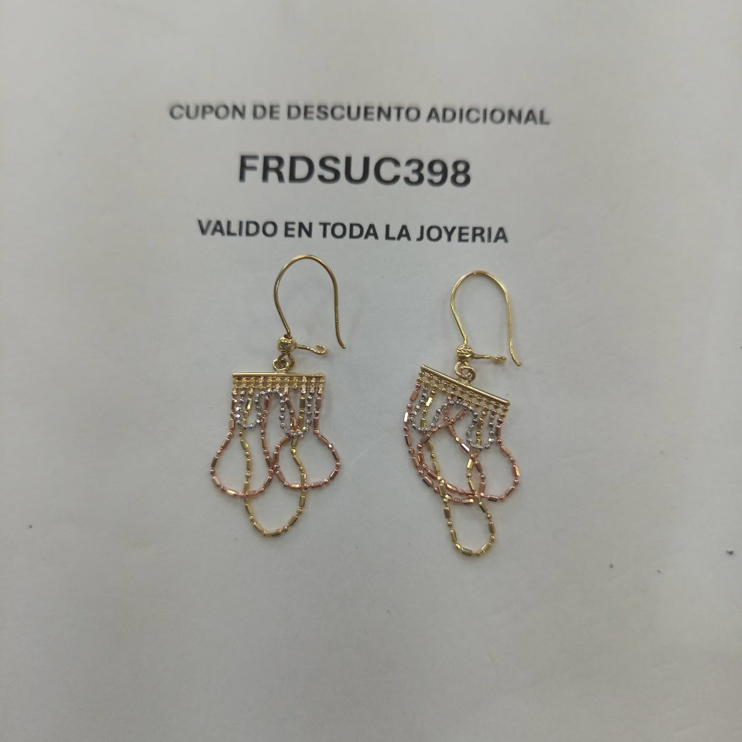 ARETES PAR ORO 10 K 2,00 GRMS (SEMINUEVO)