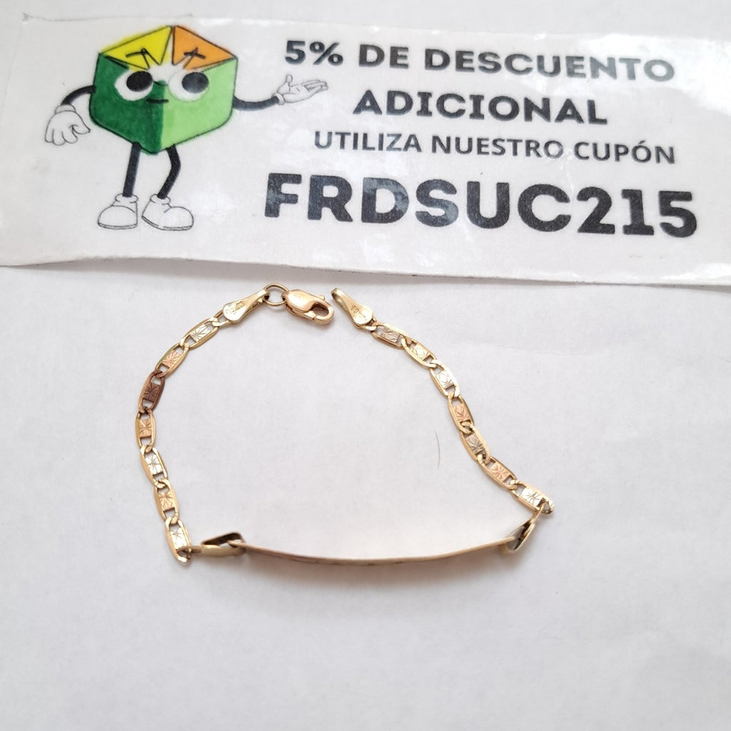 ESCLAVA ORO 10 K 2.9 GRMS (SEMINUEVO)