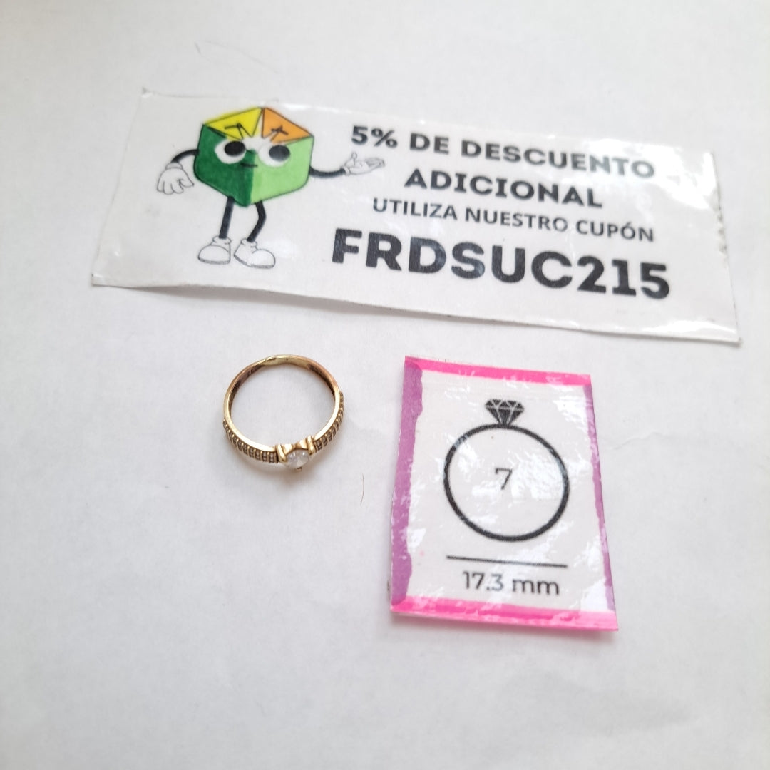 ANILLITO ORO 10 K 1.9 GRMS (SEMINUEVO)
