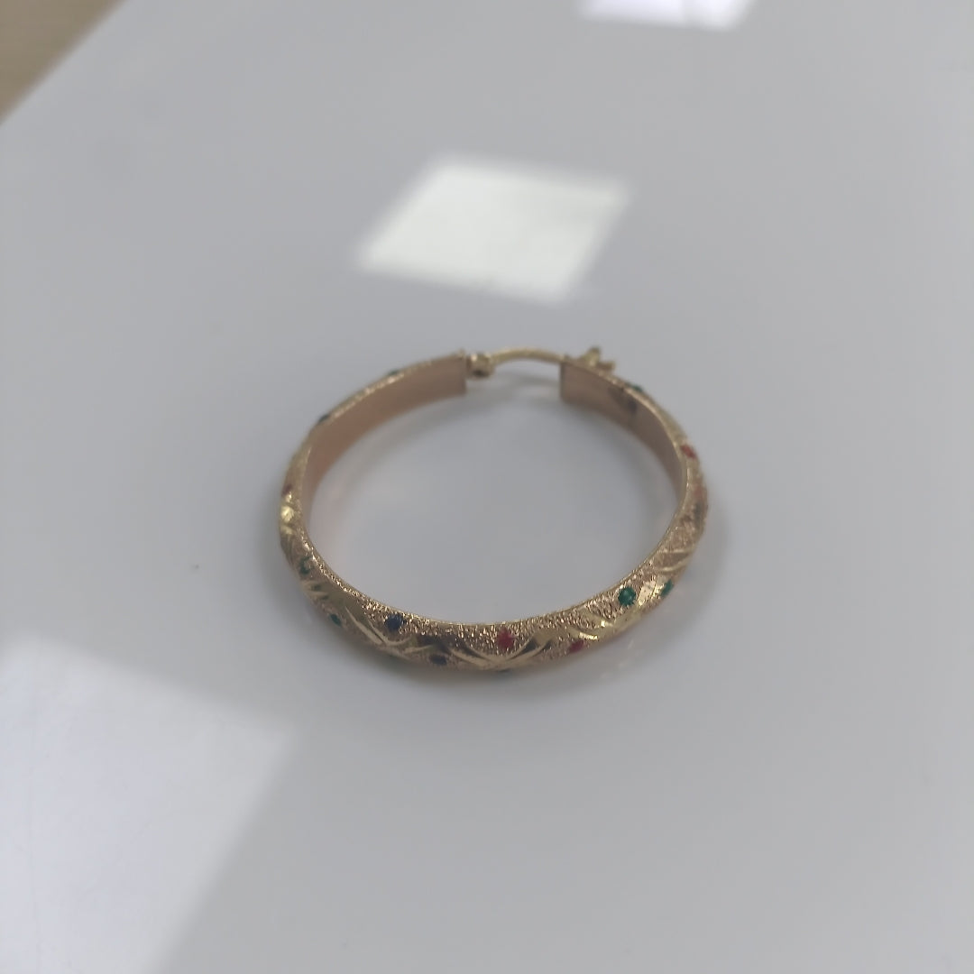 ARRACADAS PAR ORO 14 K 6.7 GRMS (SEMINUEVO)