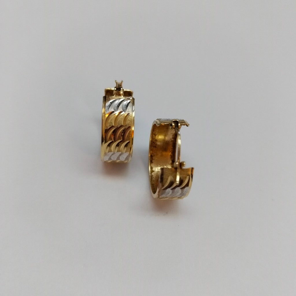 ARRACADAS PAR ORO 14 K 3,50 GRMS (SEMINUEVO)