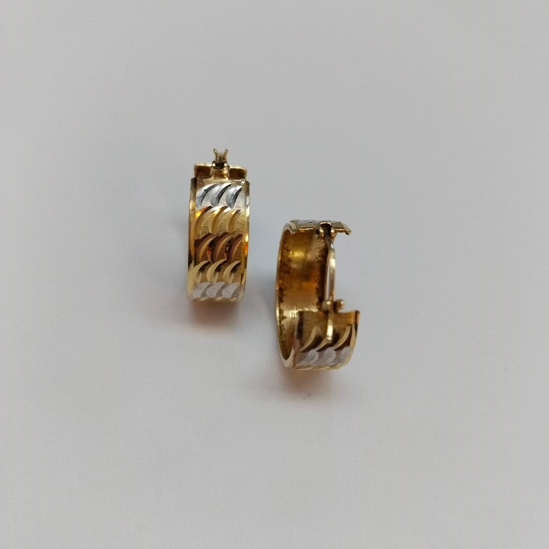 ARRACADAS PAR ORO 14 K 3,50 GRMS (SEMINUEVO)