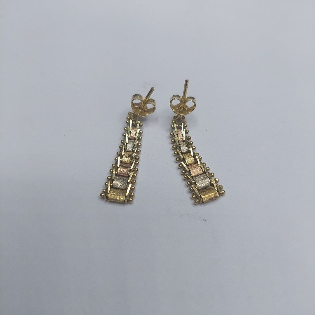 ARETES PAR ORO 14 K 2,60 GRMS (SEMINUEVO)