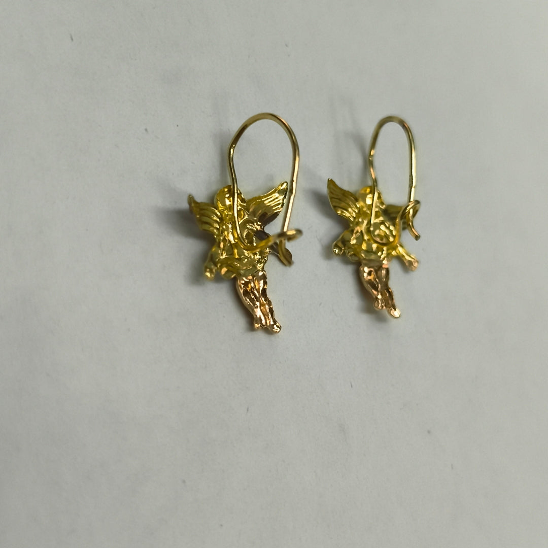 ARETES PAR ORO 14 K 1 GRMS (SEMINUEVO)