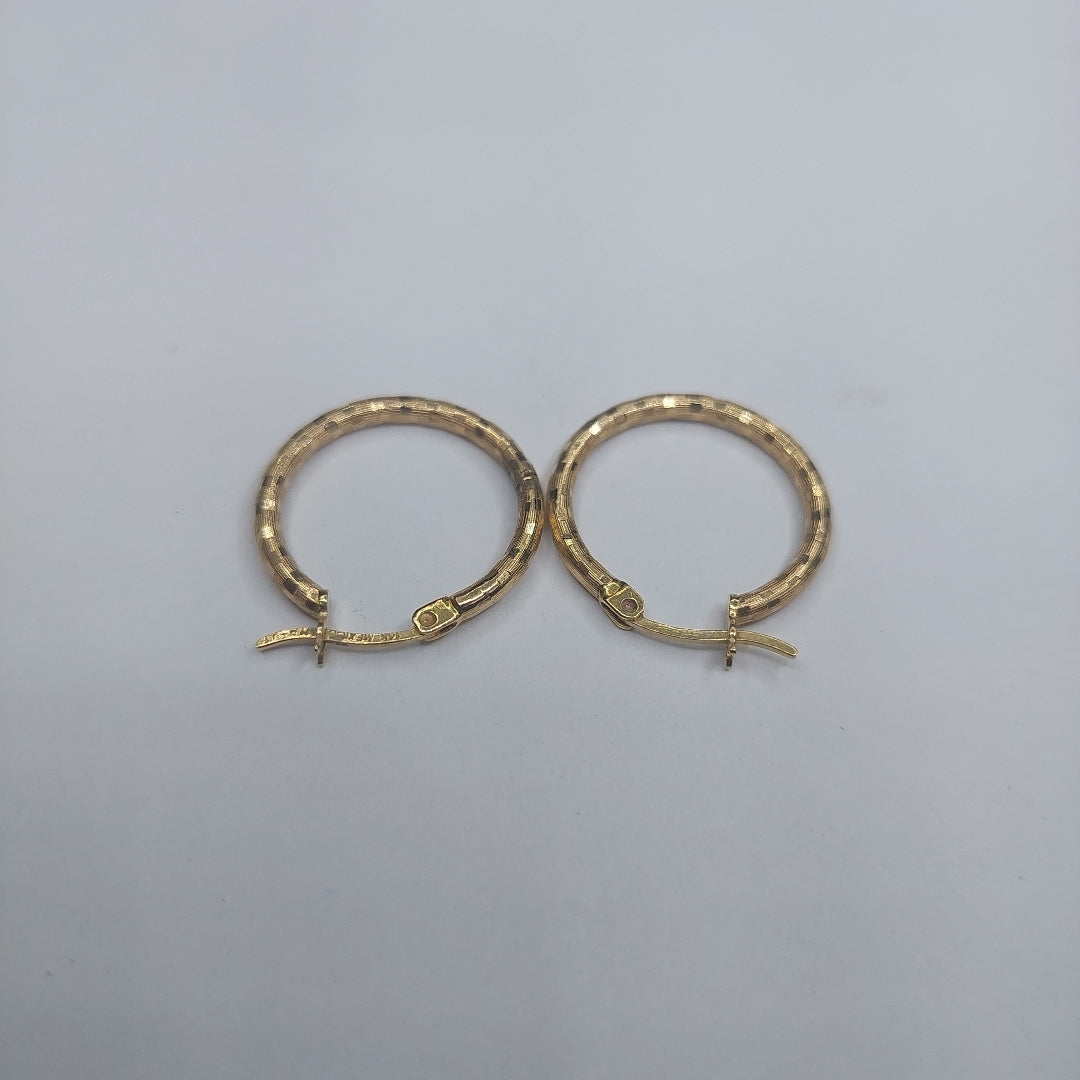ARRACADAS PAR ORO 14 K 2,00 GRMS (SEMINUEVO)