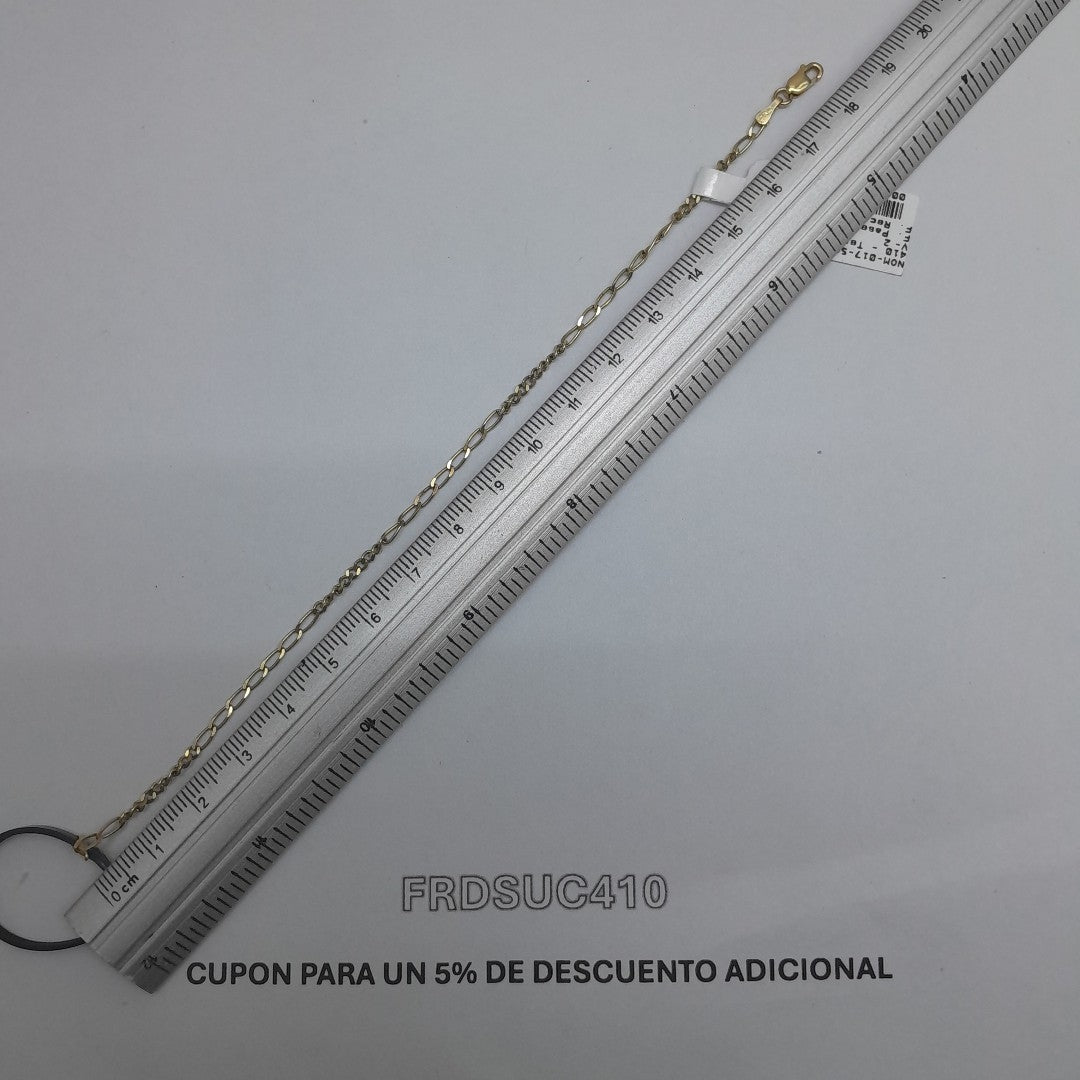 PULSERA ORO 14 K 2.3 GRMS (SEMINUEVO)
