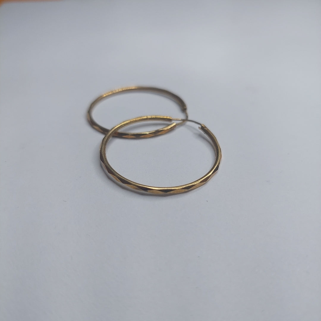 ARRACADAS PAR ORO 14 K 2,00 GRMS (SEMINUEVO)