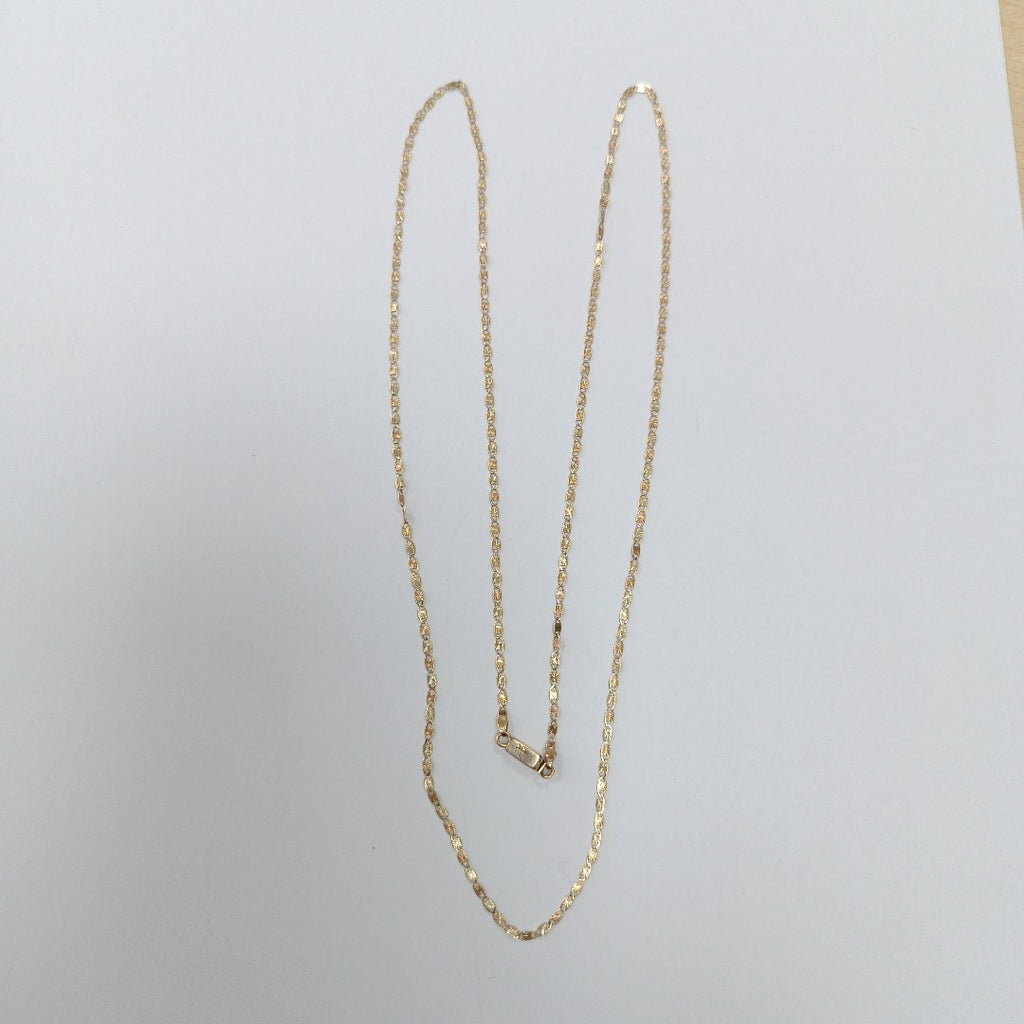 CADENA ORO,ORO COMBINADO 10 K 2,20 GRMS (SEMINUEVO)