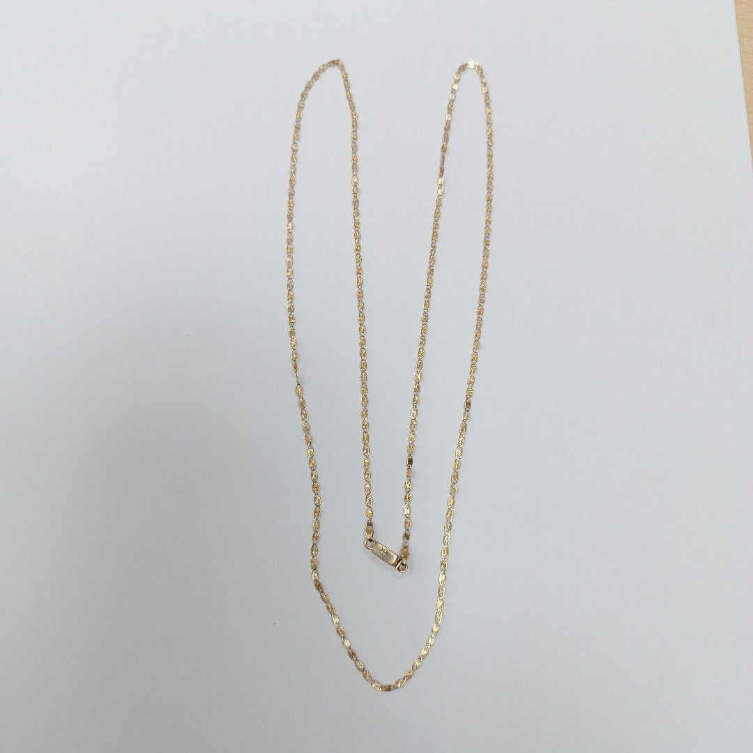 CADENA ORO,ORO COMBINADO 10 K 2,20 GRMS (SEMINUEVO)