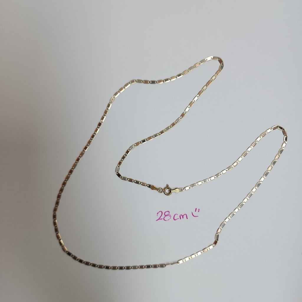 CADENA ORO COMBINADO 14 K 3 GRMS (SEMINUEVO)