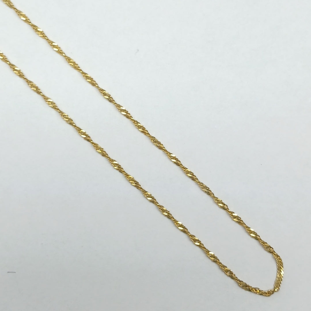 CADENA ORO 14 K 1,50 GRMS (SEMINUEVO)