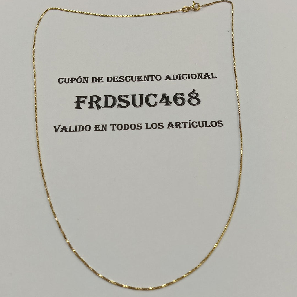 CADENA ORO 10 K 2.3 GRMS (SEMINUEVO)