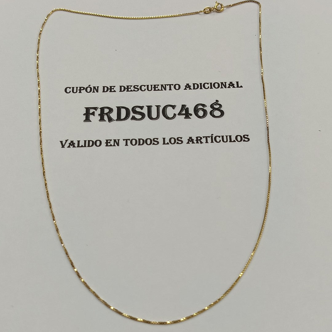 CADENA ORO 10 K 2.3 GRMS (SEMINUEVO)