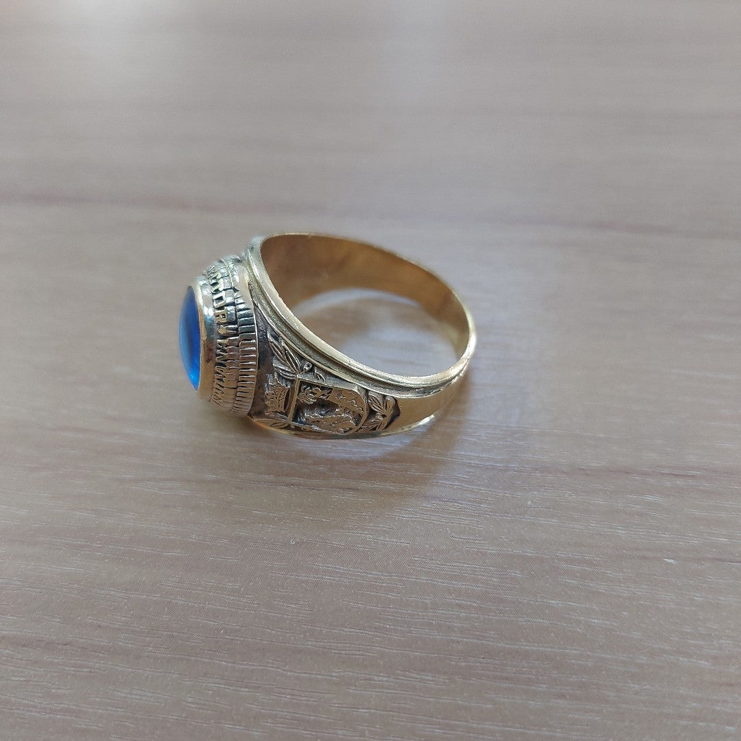 ANILLO DE GRADUACIÓN ORO 10 K 18,80 GRMS (SEMINUEVO)