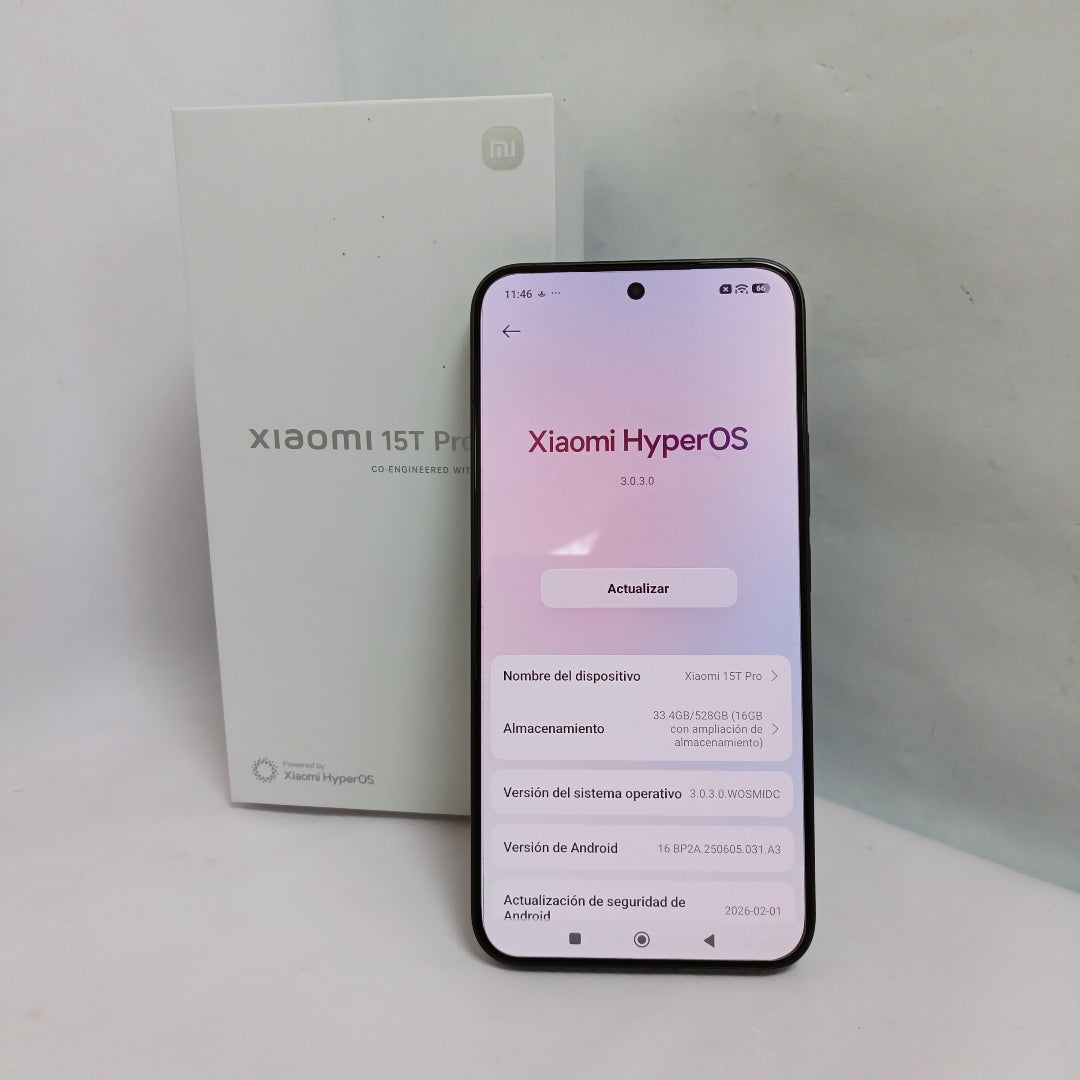 CELULAR XIAOMI 15T PRO 2506BPN68G (2025) 512 GB 12 GB RAM (SEMINUEVO)