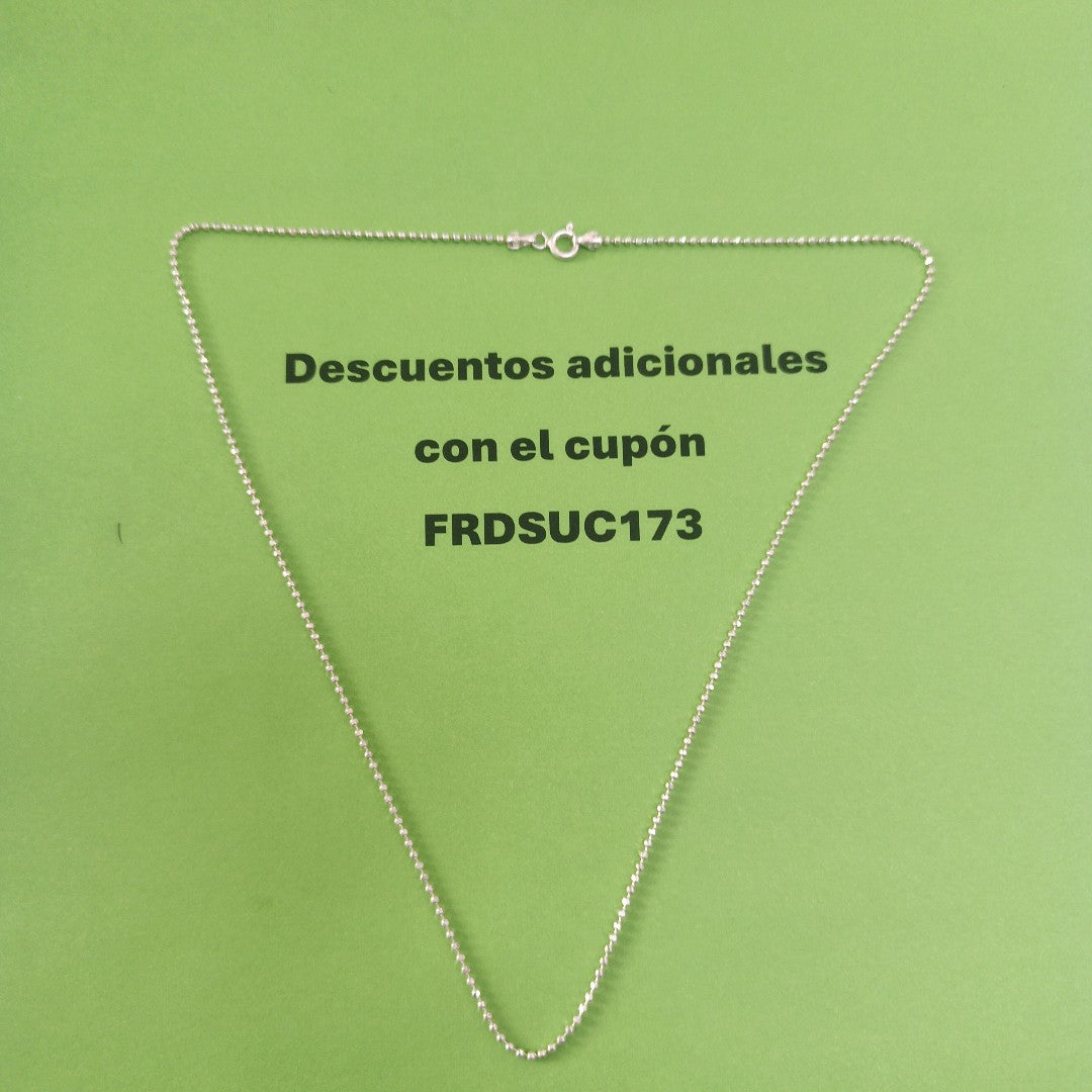 CADENA PLATA 2.7 GRMS (SEMINUEVO)