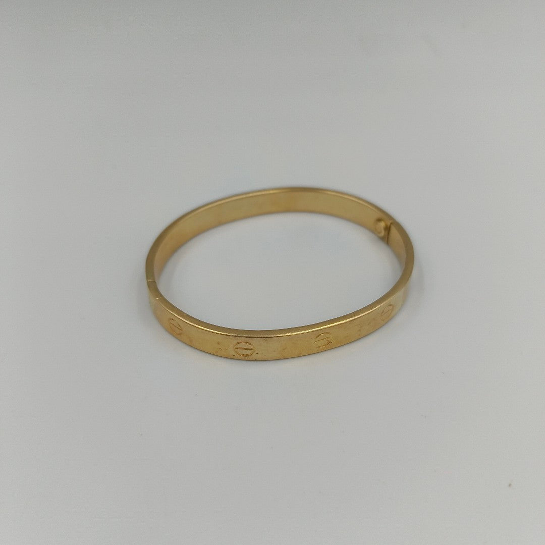 PULSERA RIGIDA ORO 14 K 12.4 GRMS (SEMINUEVO)