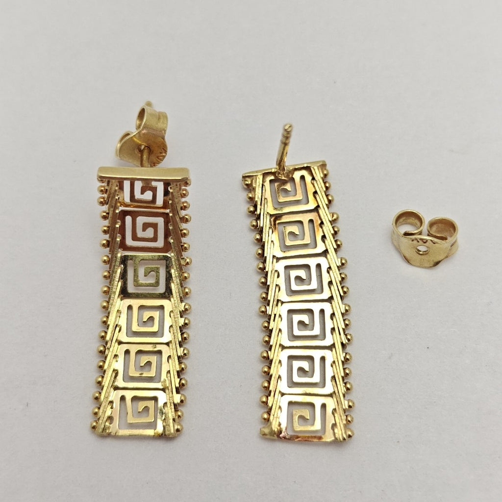 BROQUELES PAR ORO 14 K 2,70 GRMS (SEMINUEVO)