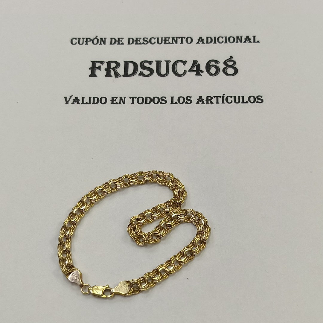 PULSERA ORO 10 K 3.6 GRMS (SEMINUEVO)